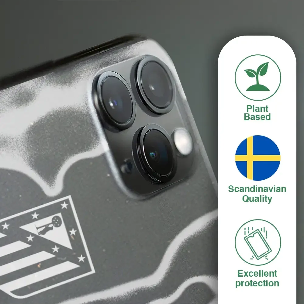 Atletico Madrid Official Compostable Phone Case Tie Dye Grey - Image 82