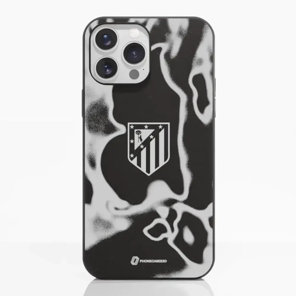 Atletico Madrid Official Compostable Phone Case Tie Dye Grey - Image 9