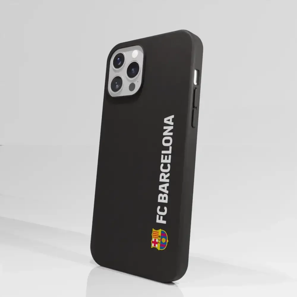 FC Barcelona Official Compostable Phone Case Design Vertical White - Image 50