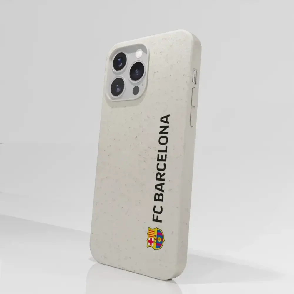 FC Barcelona Official White Compostable Phone Case Design Vertical - Image 66
