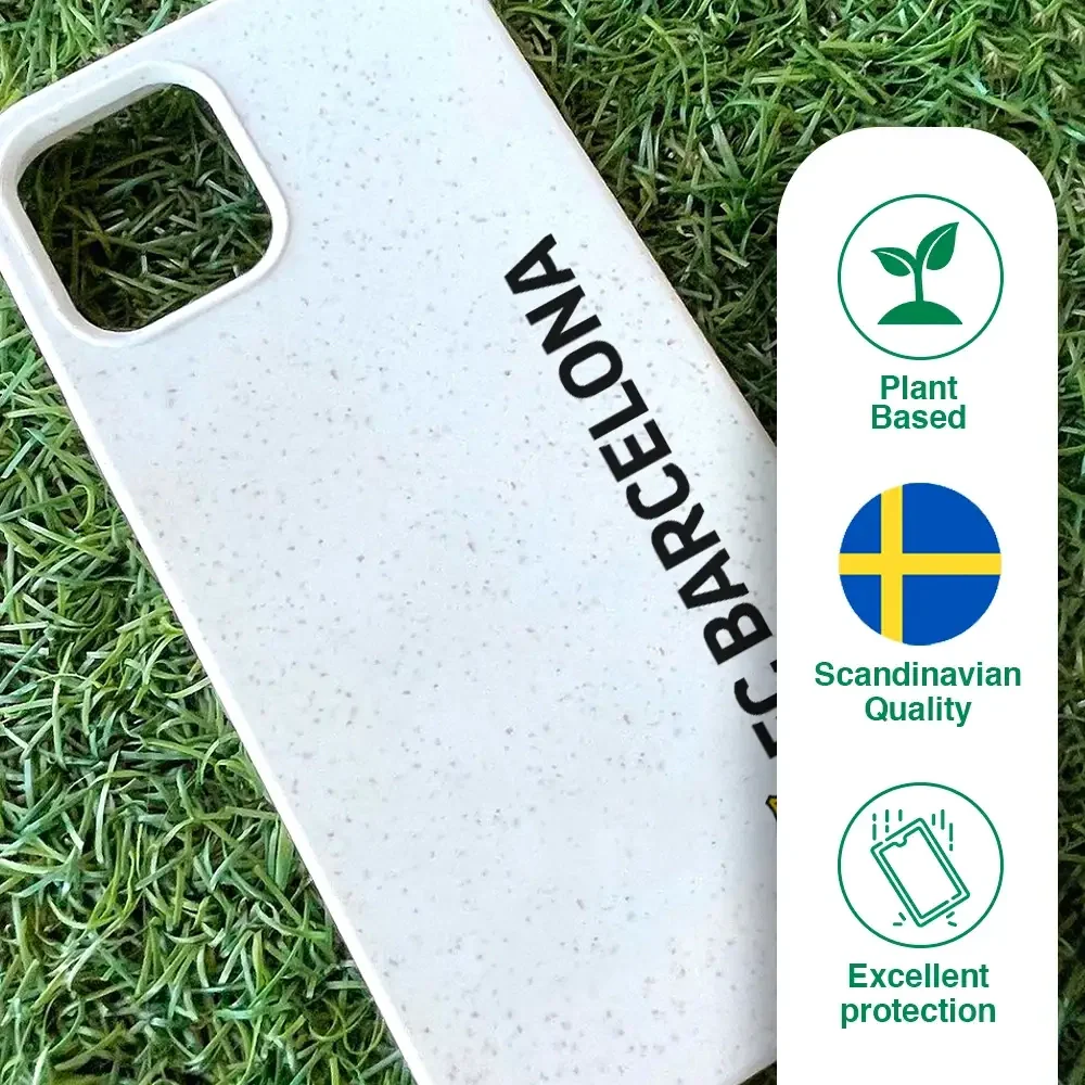 FC Barcelona Official White Compostable Phone Case Design Vertical - Image 83