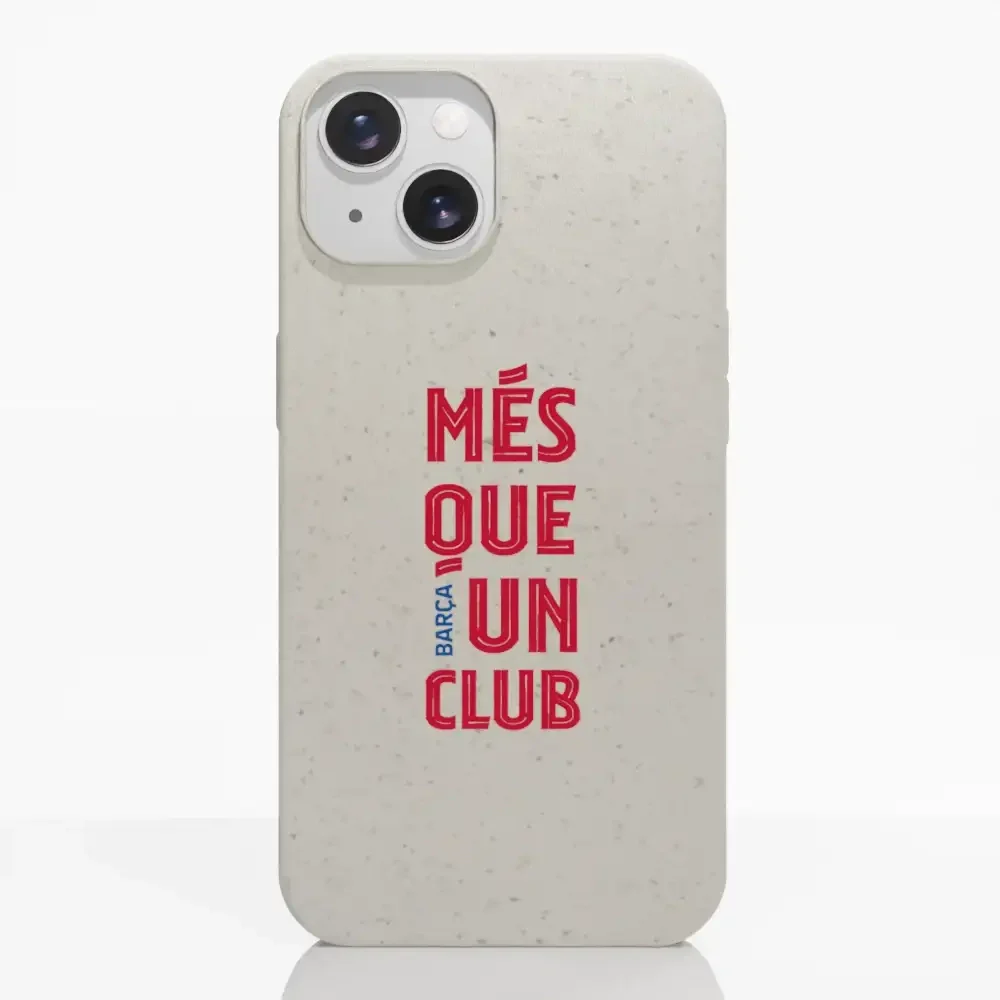 FC Barcelona Official White Compostable Phone Case Design Slogan - Image 12