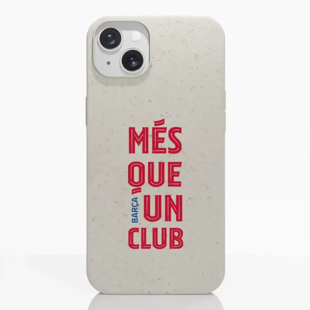 FC Barcelona Official White Compostable Phone Case Design Slogan - Image 13