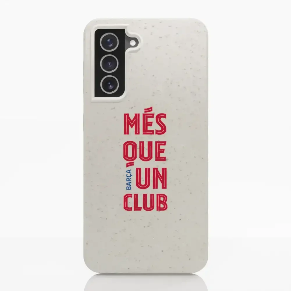 FC Barcelona Official White Compostable Phone Case Design Slogan - Image 22