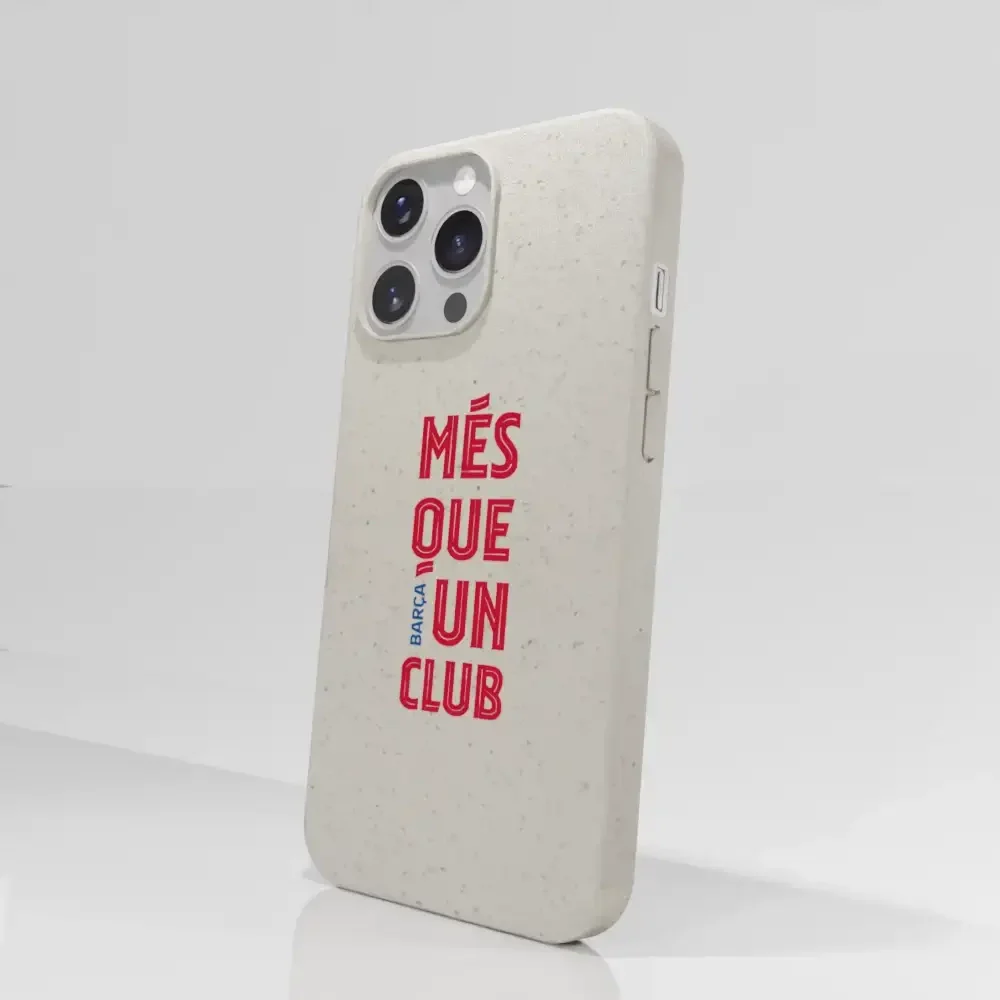 FC Barcelona Official White Compostable Phone Case Design Slogan - Image 56