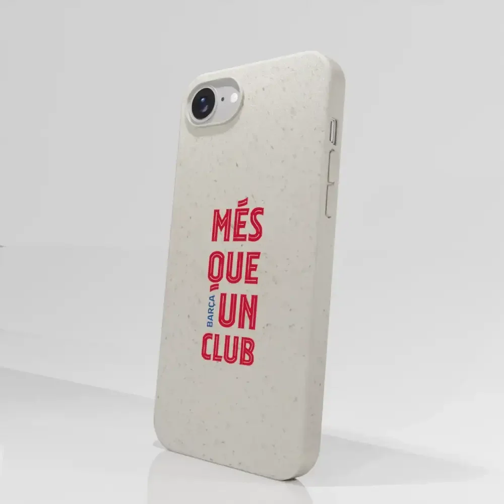FC Barcelona Official White Compostable Phone Case Design Slogan - Image 63