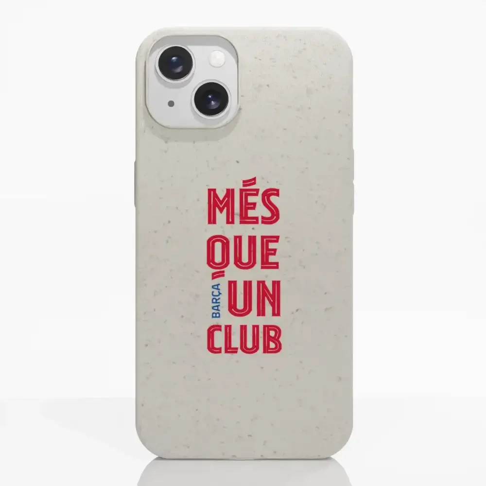 FC Barcelona Official White Compostable Phone Case Design Slogan - Image 7