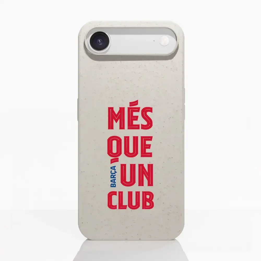 FC Barcelona Official White Compostable Phone Case Design Slogan - Image 84