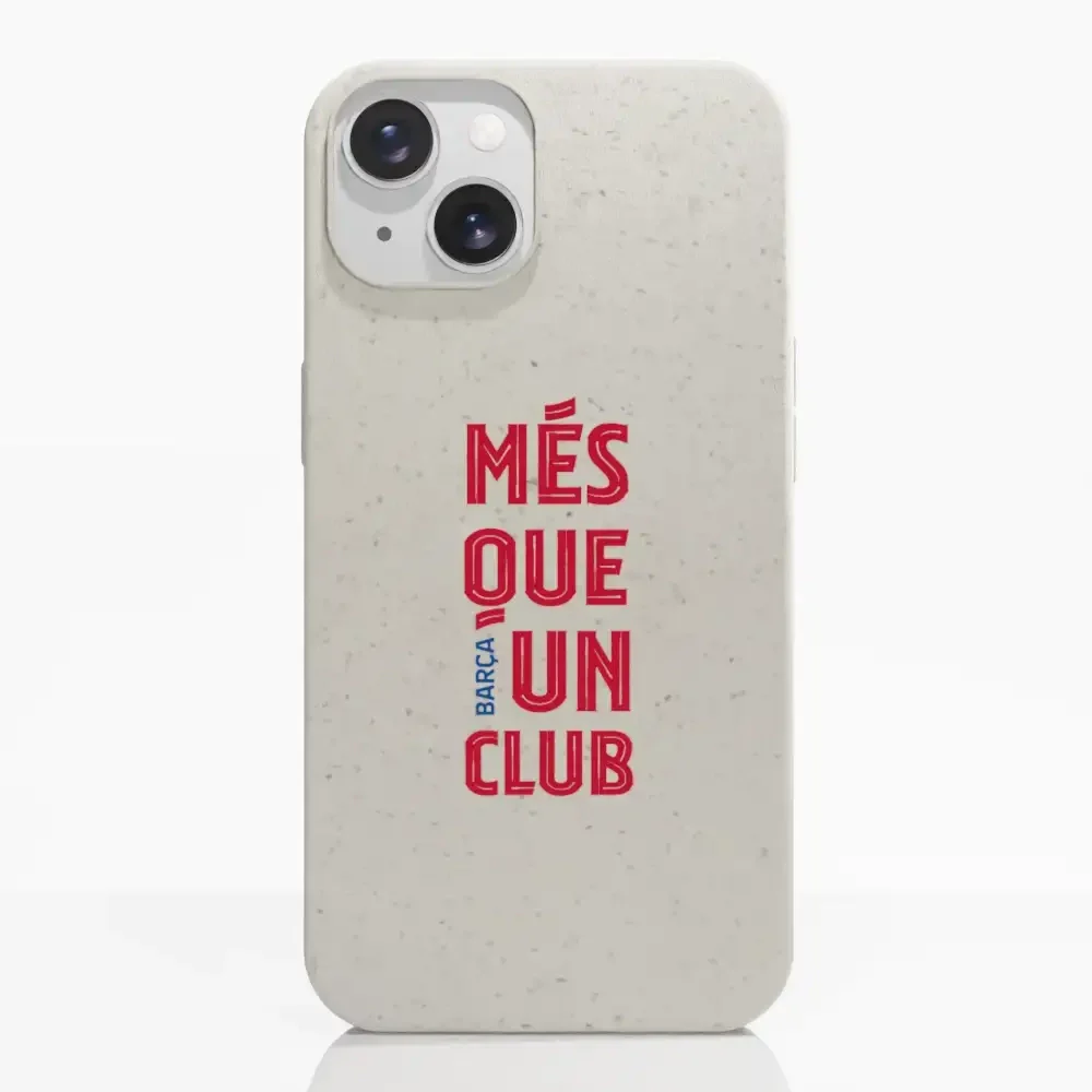 FC Barcelona Official White Compostable Phone Case Design Slogan - Image 9