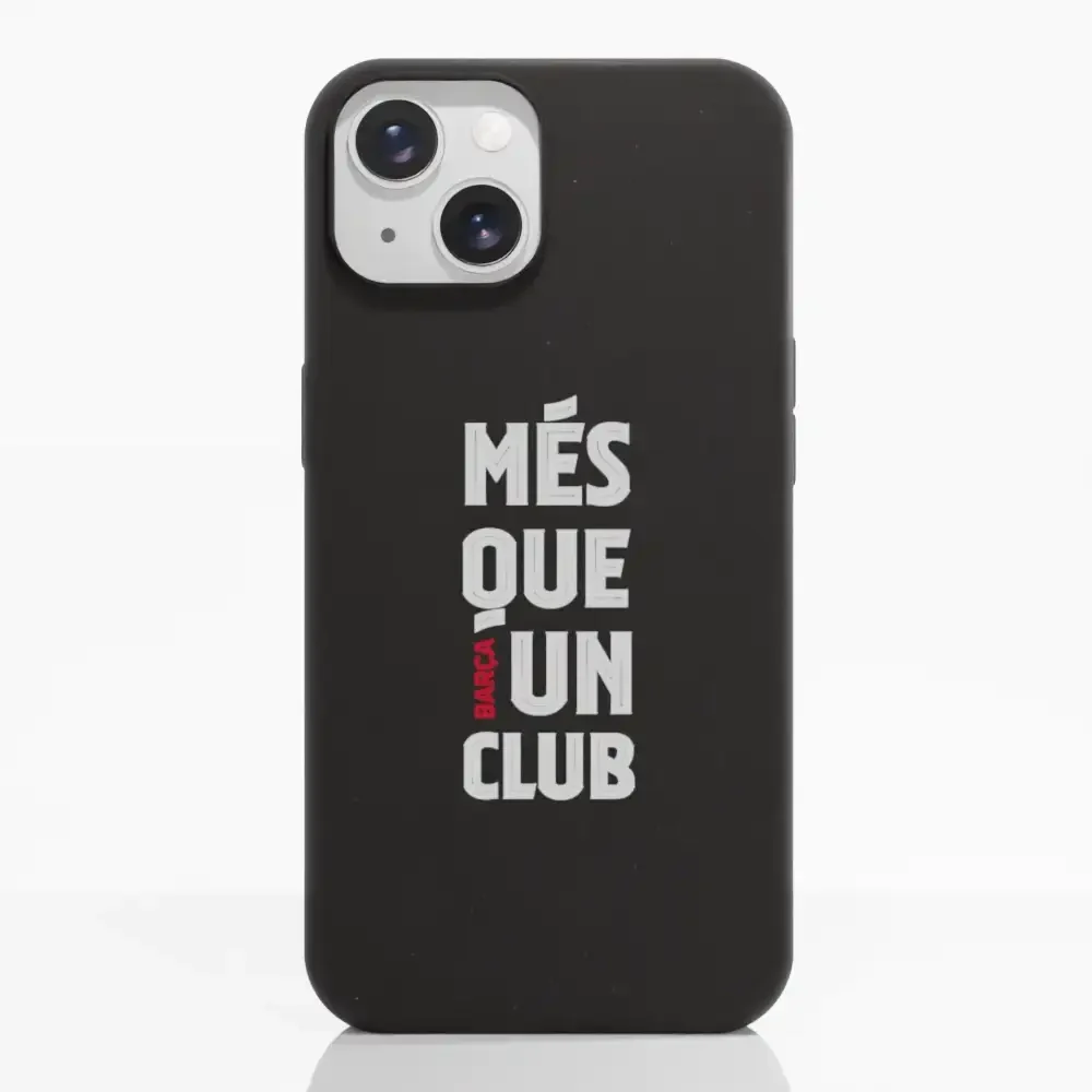 FC Barcelona Official Black Compostable Phone Case Design Slogan - Image 14