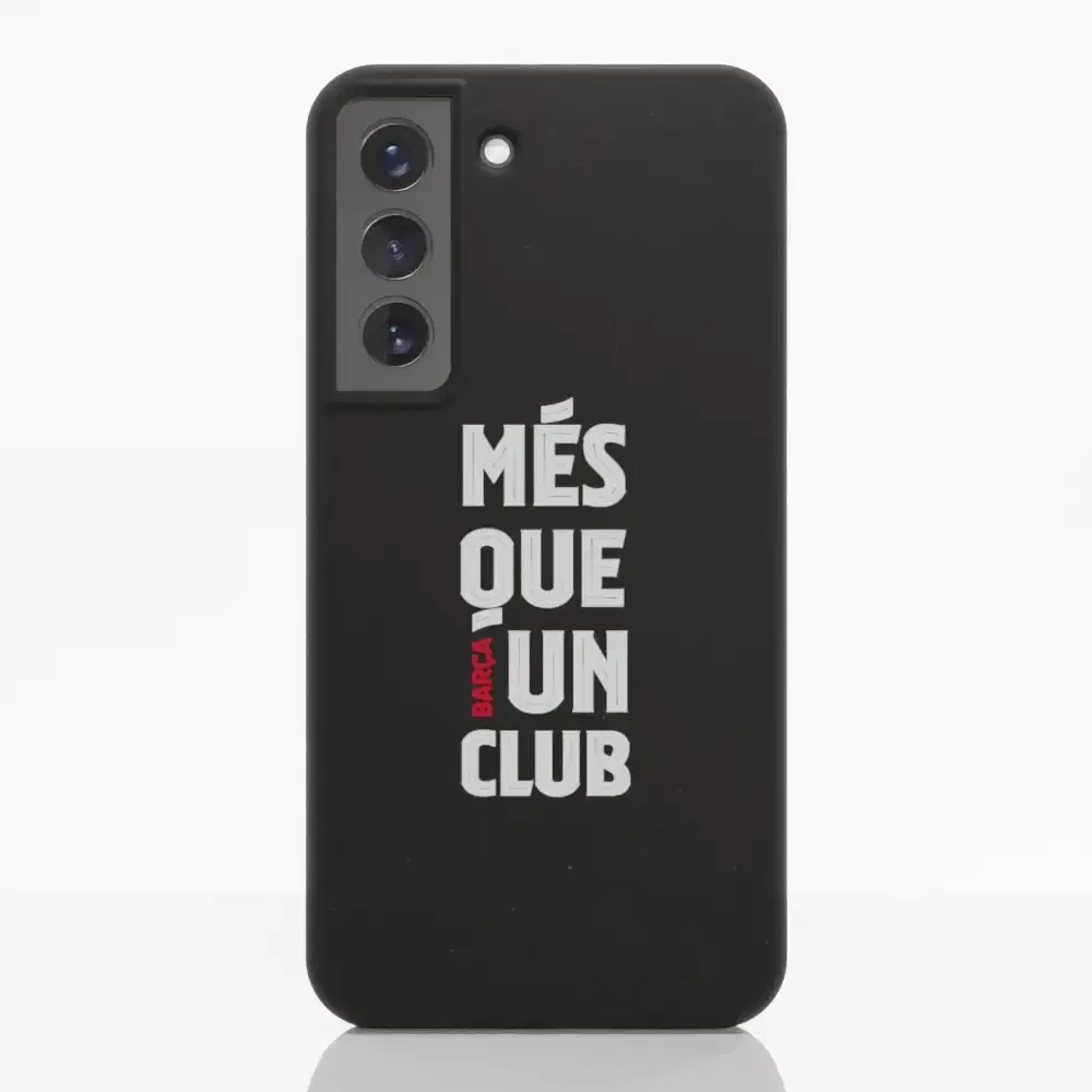 FC Barcelona Official Black Compostable Phone Case Design Slogan - Image 33