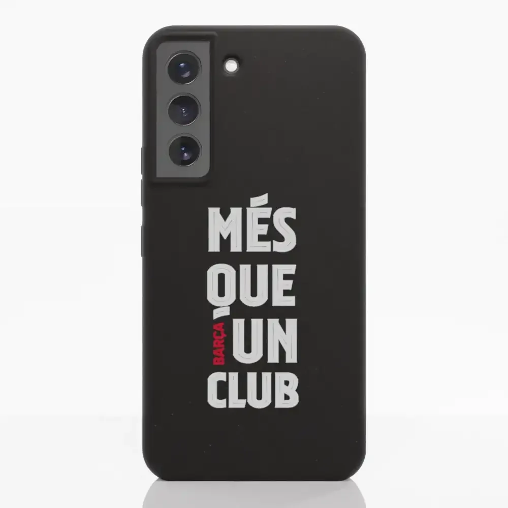 FC Barcelona Official Black Compostable Phone Case Design Slogan - Image 34