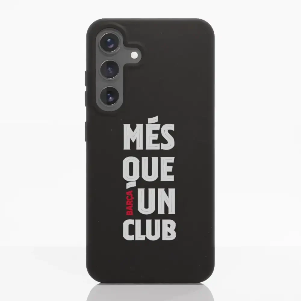 FC Barcelona Official Black Compostable Phone Case Design Slogan - Image 43