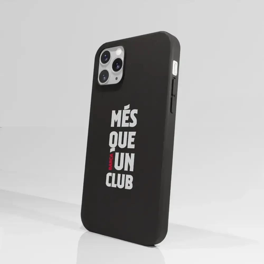 FC Barcelona Official Black Compostable Phone Case Design Slogan - Image 46