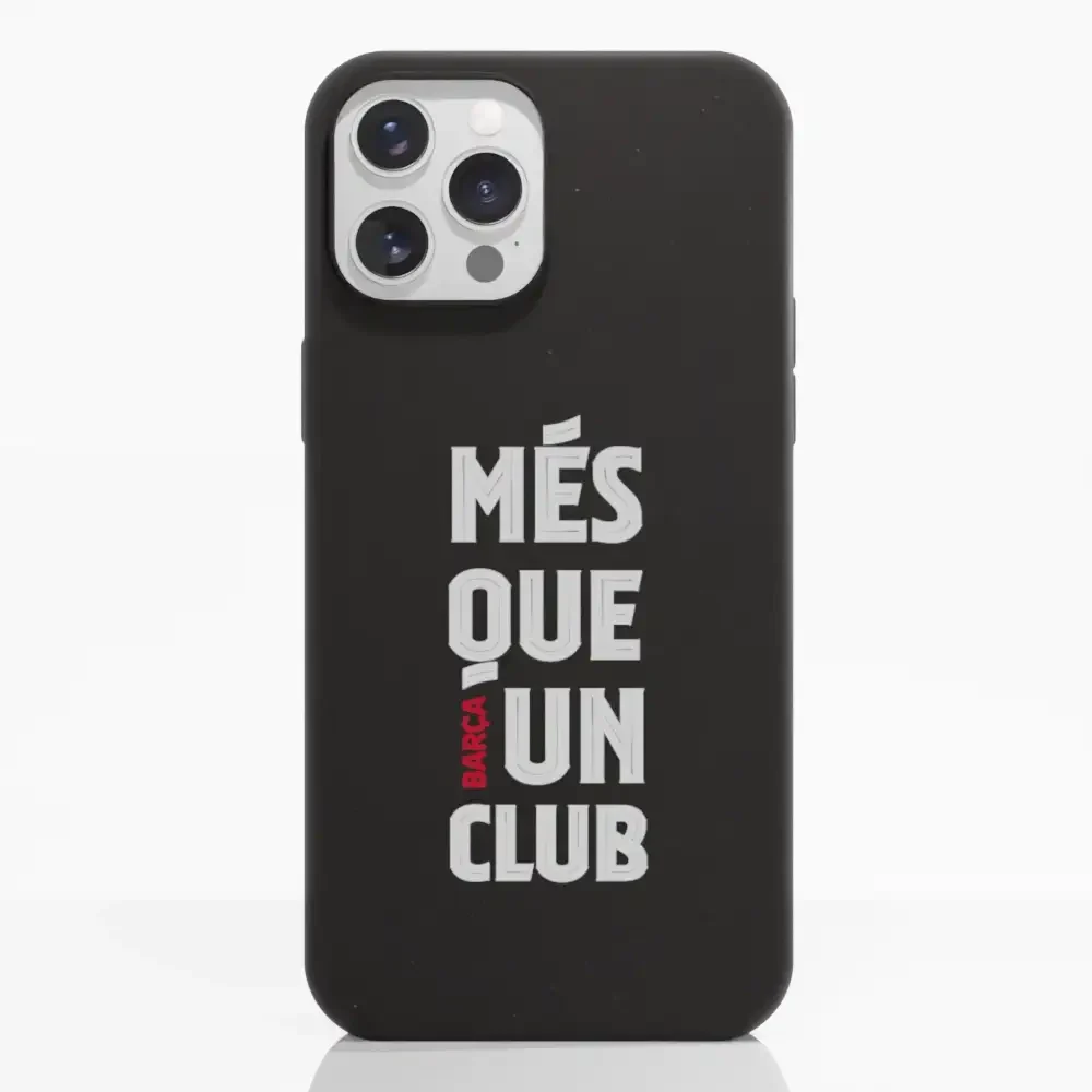 FC Barcelona Official Black Compostable Phone Case Design Slogan - Image 6