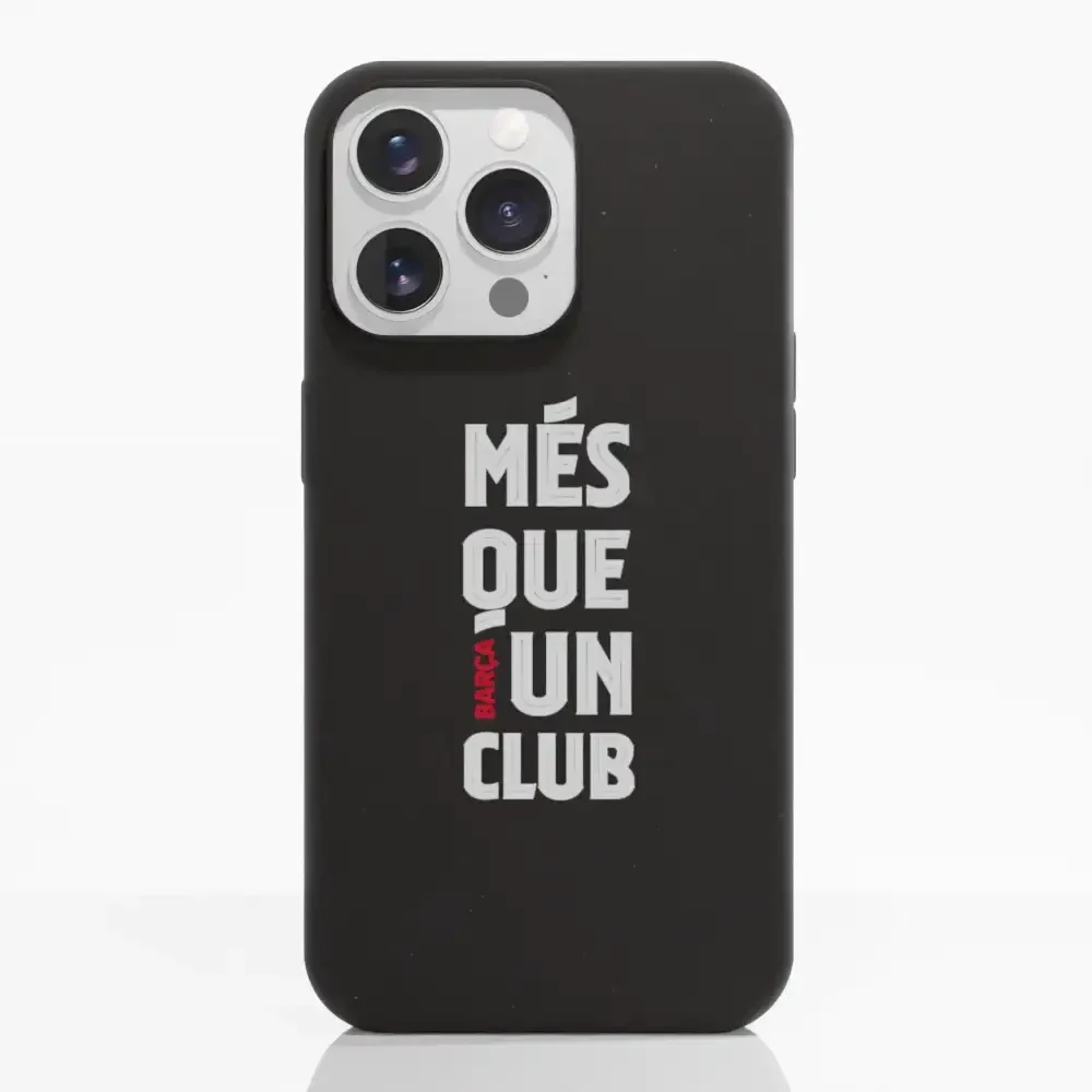 FC Barcelona Official Black Compostable Phone Case Design Slogan - Image 8