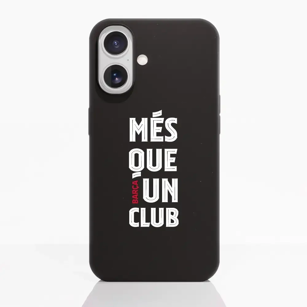 FC Barcelona Official Black Compostable Phone Case Design Slogan - Image 84