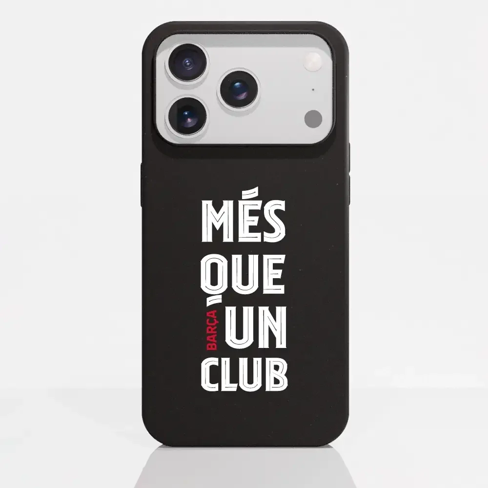 FC Barcelona Official Black Compostable Phone Case Design Slogan - Image 87