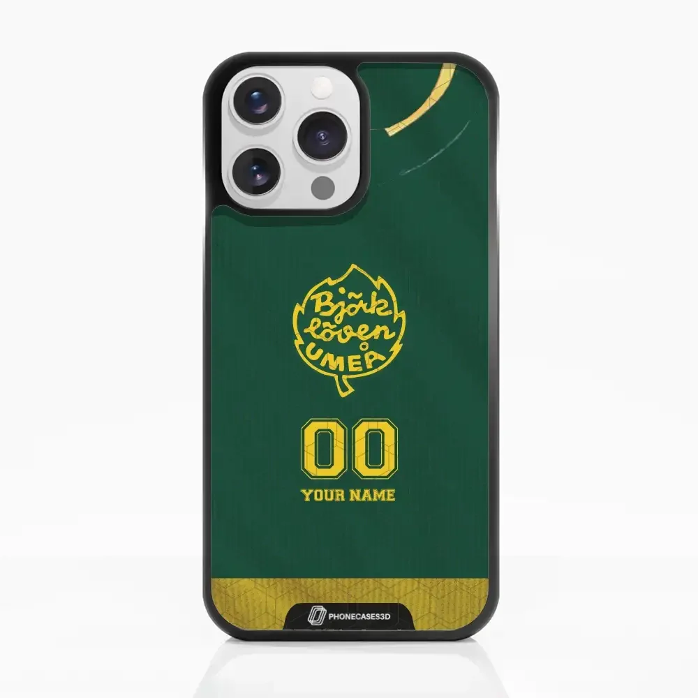 Björklöven Official 3D Phone Case Design T- Shirt Green + Name - Image 15