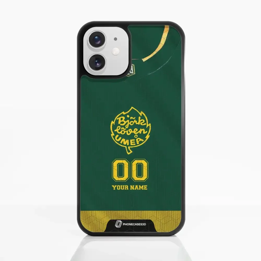 Björklöven Official 3D Phone Case Design T- Shirt Green + Name - Image 5
