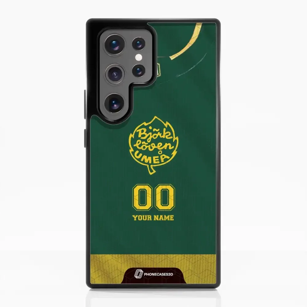 Björklöven Official 3D Phone Case Design T- Shirt Green + Name - Image 67