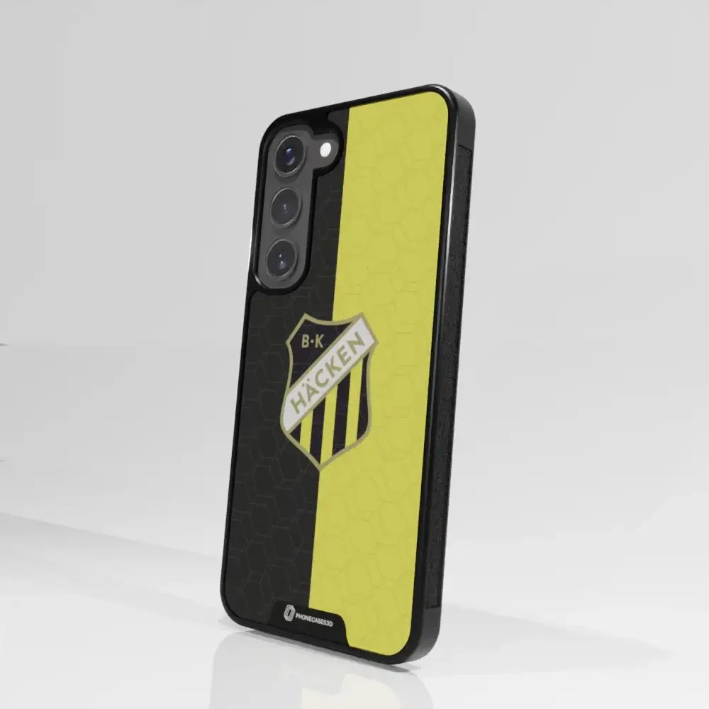 BK Häcken Official 3D Phone Case Design Black & Yellow - Image 100