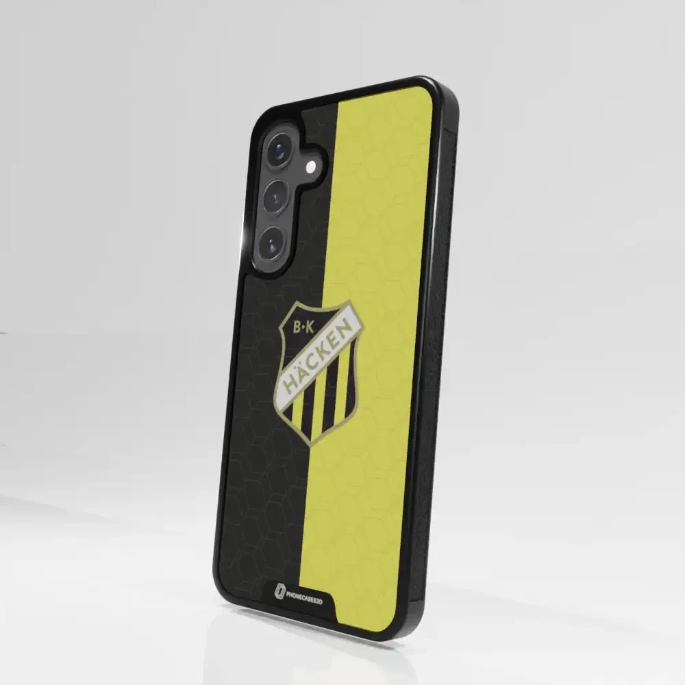 BK Häcken Official 3D Phone Case Design Black & Yellow - Image 107