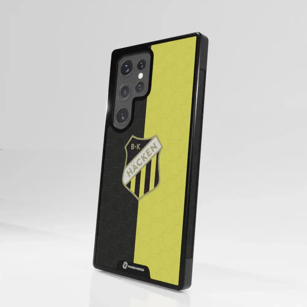 BK Häcken Official 3D Phone Case Design Black & Yellow - Image 108