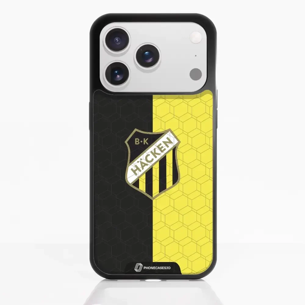 BK Häcken Official 3D Phone Case Design Black & Yellow - Image 115