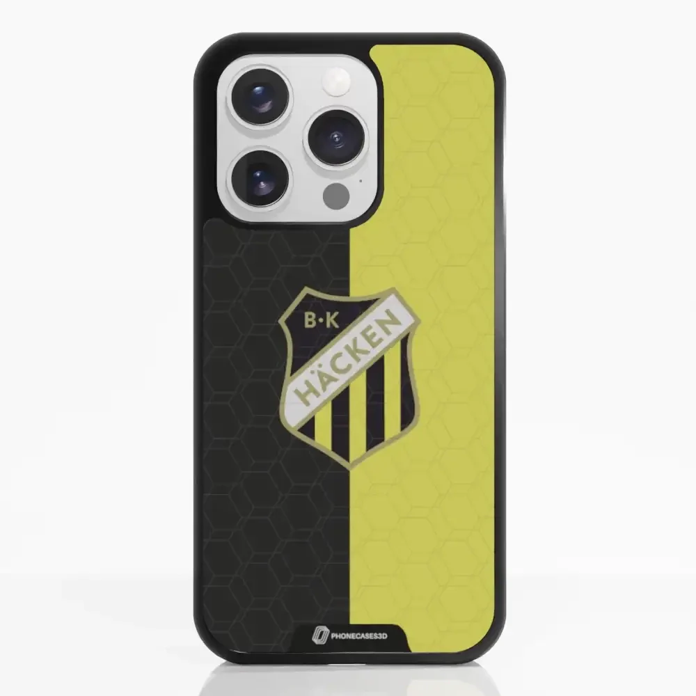BK Häcken Official 3D Phone Case Design Black & Yellow - Image 23