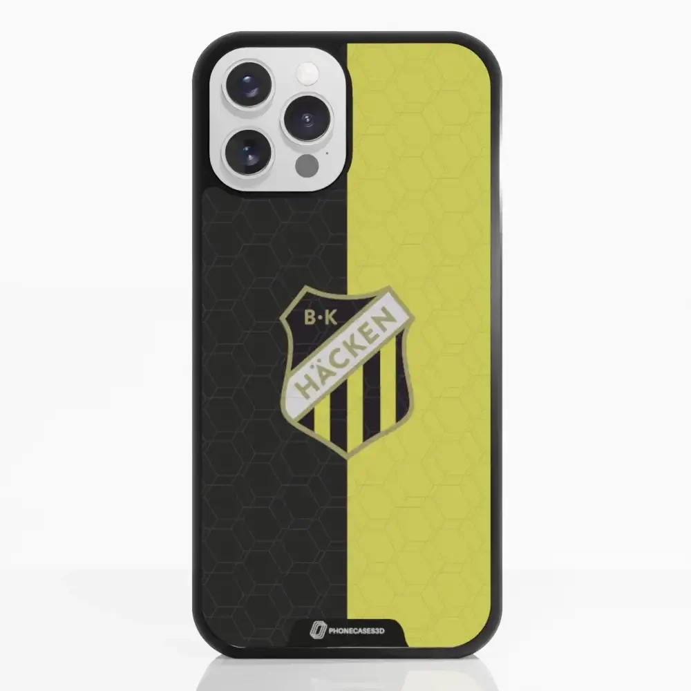 BK Häcken Official 3D Phone Case Design Black & Yellow - Image 7