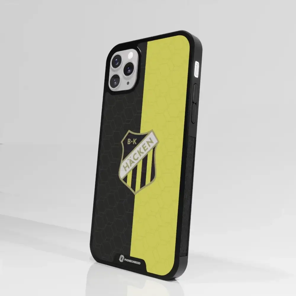 BK Häcken Official 3D Phone Case Design Black & Yellow - Image 72