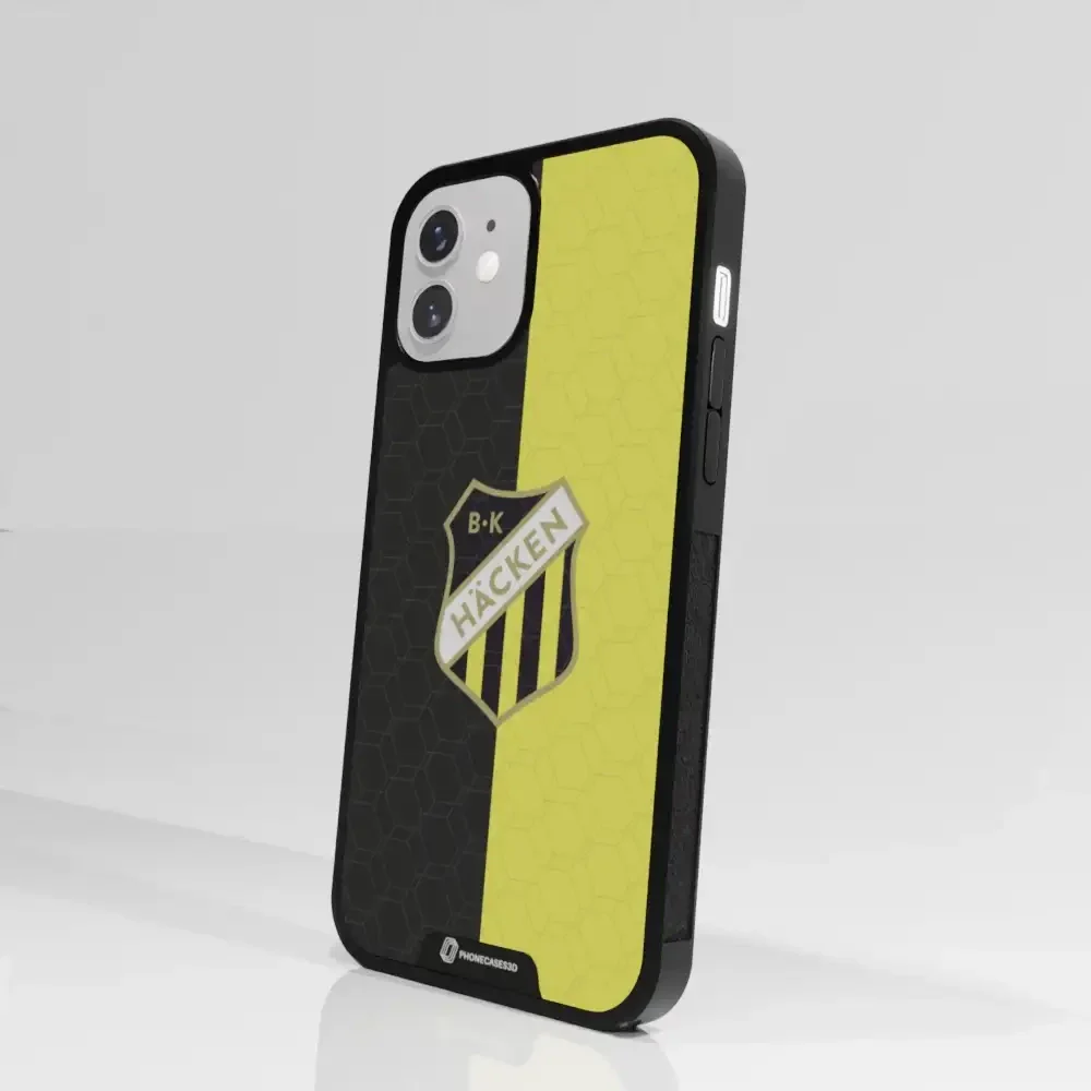 BK Häcken Official 3D Phone Case Design Black & Yellow - Image 73
