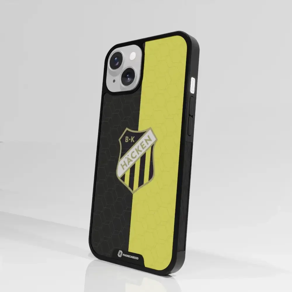 BK Häcken Official 3D Phone Case Design Black & Yellow - Image 81