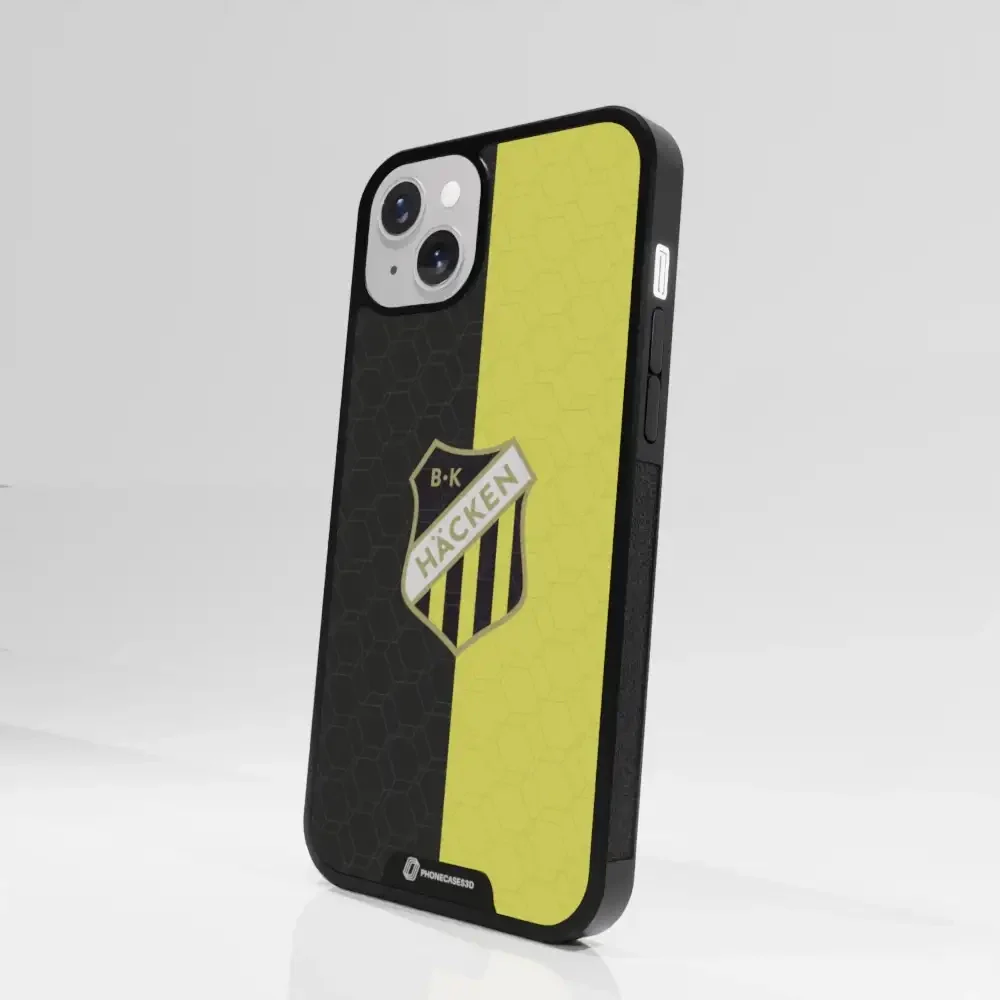 BK Häcken Official 3D Phone Case Design Black & Yellow - Image 82