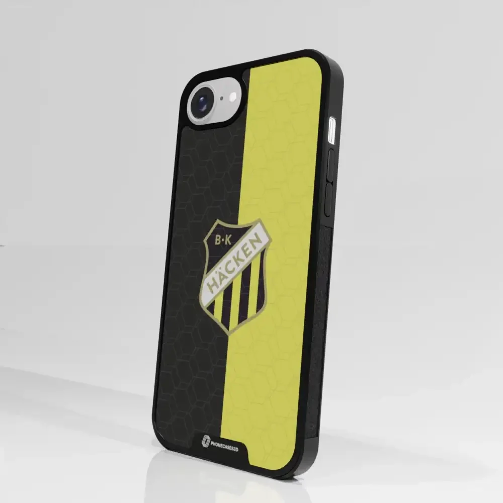 BK Häcken Official 3D Phone Case Design Black & Yellow - Image 90