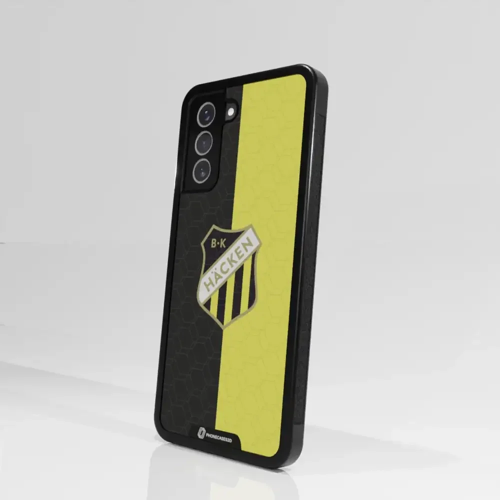 BK Häcken Official 3D Phone Case Design Black & Yellow - Image 95