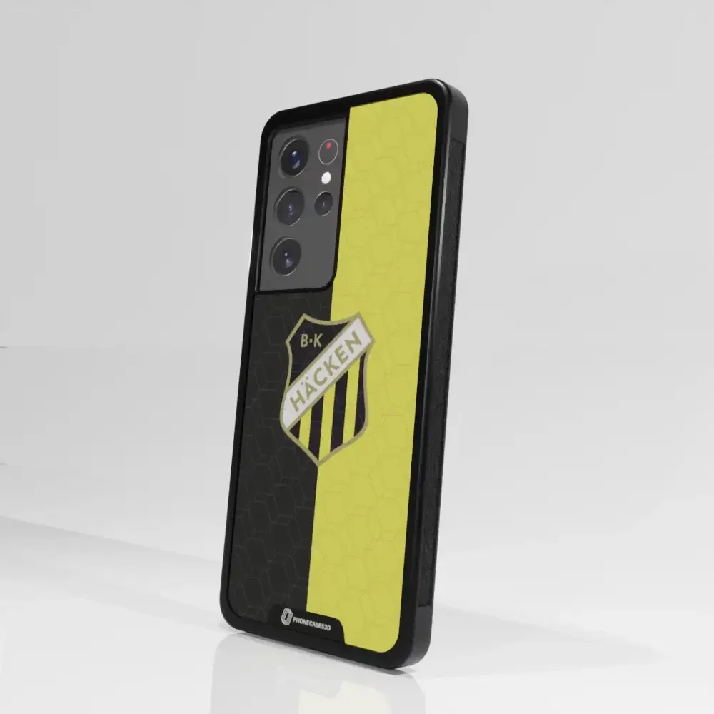 BK Häcken Official 3D Phone Case Design Black & Yellow - Image 96