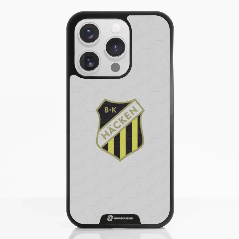 BK Häcken Official 3D Phone Case White - Image 64