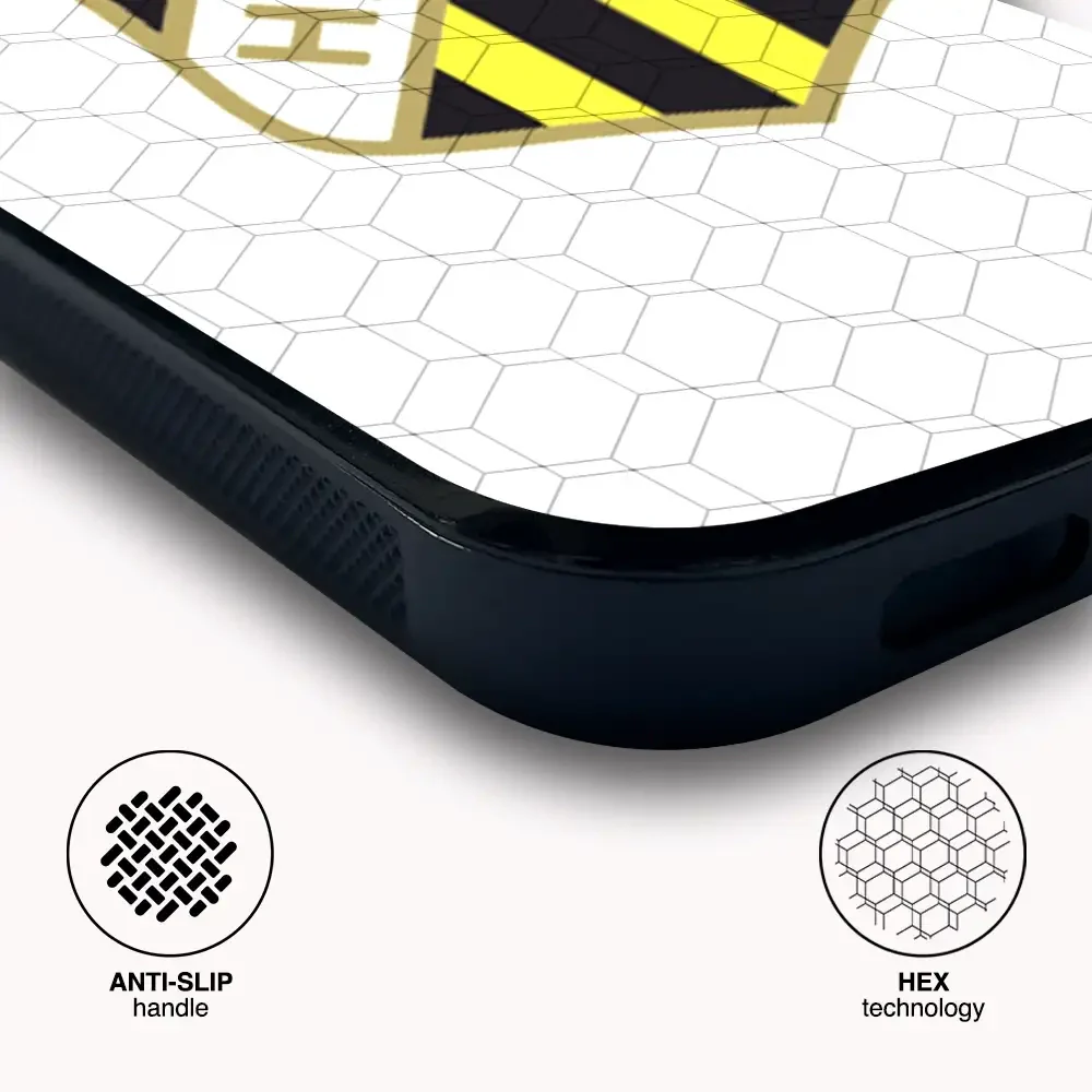 BK Häcken Official 3D Phone Case White + Name - Image 110