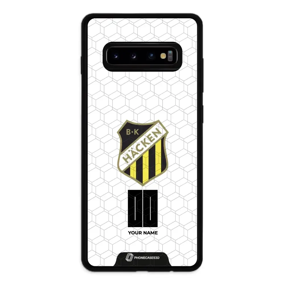 BK Häcken Official 3D Phone Case White + Name - Image 43