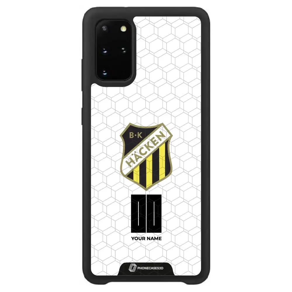 BK Häcken Official 3D Phone Case White + Name - Image 45