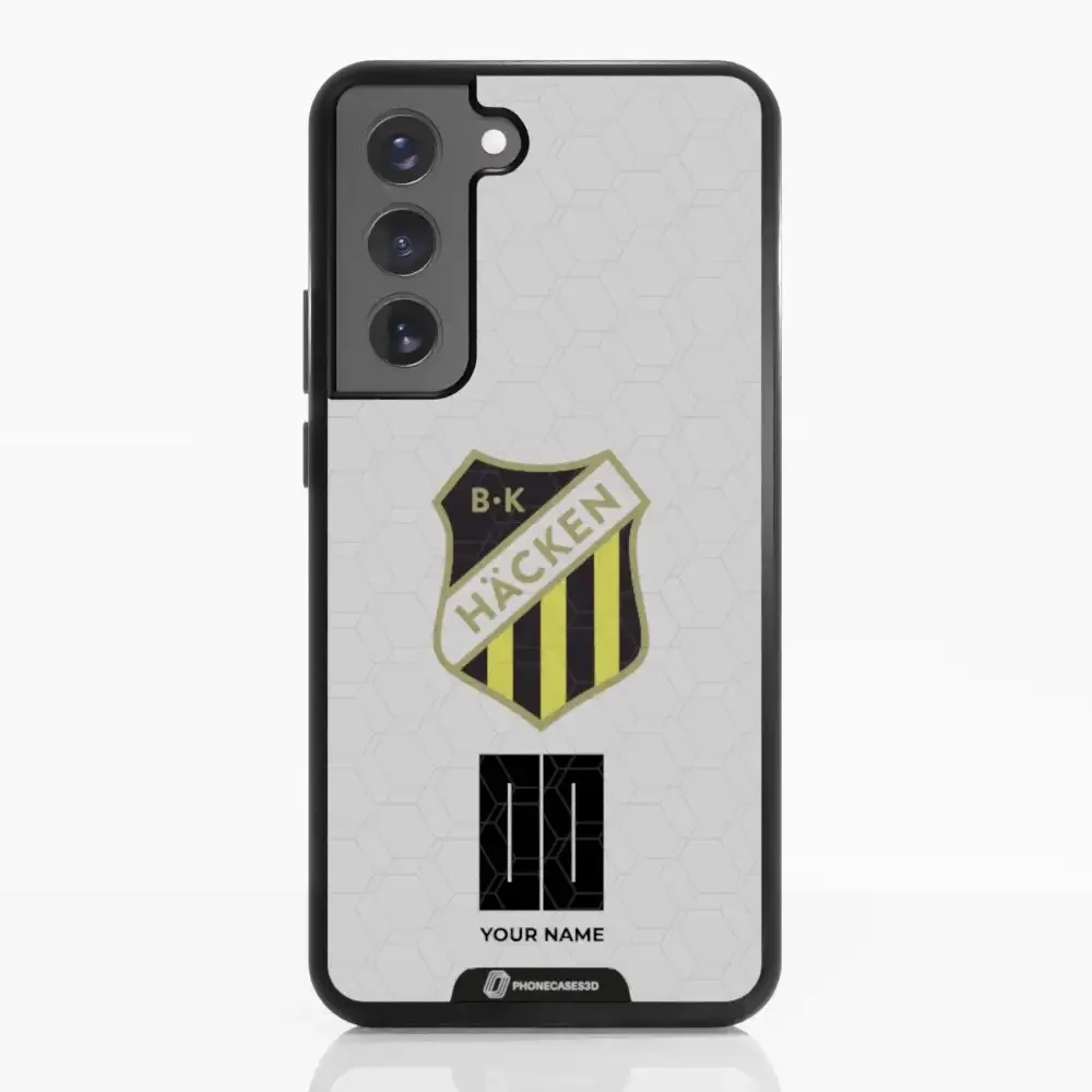 BK Häcken Official 3D Phone Case White + Name - Image 51