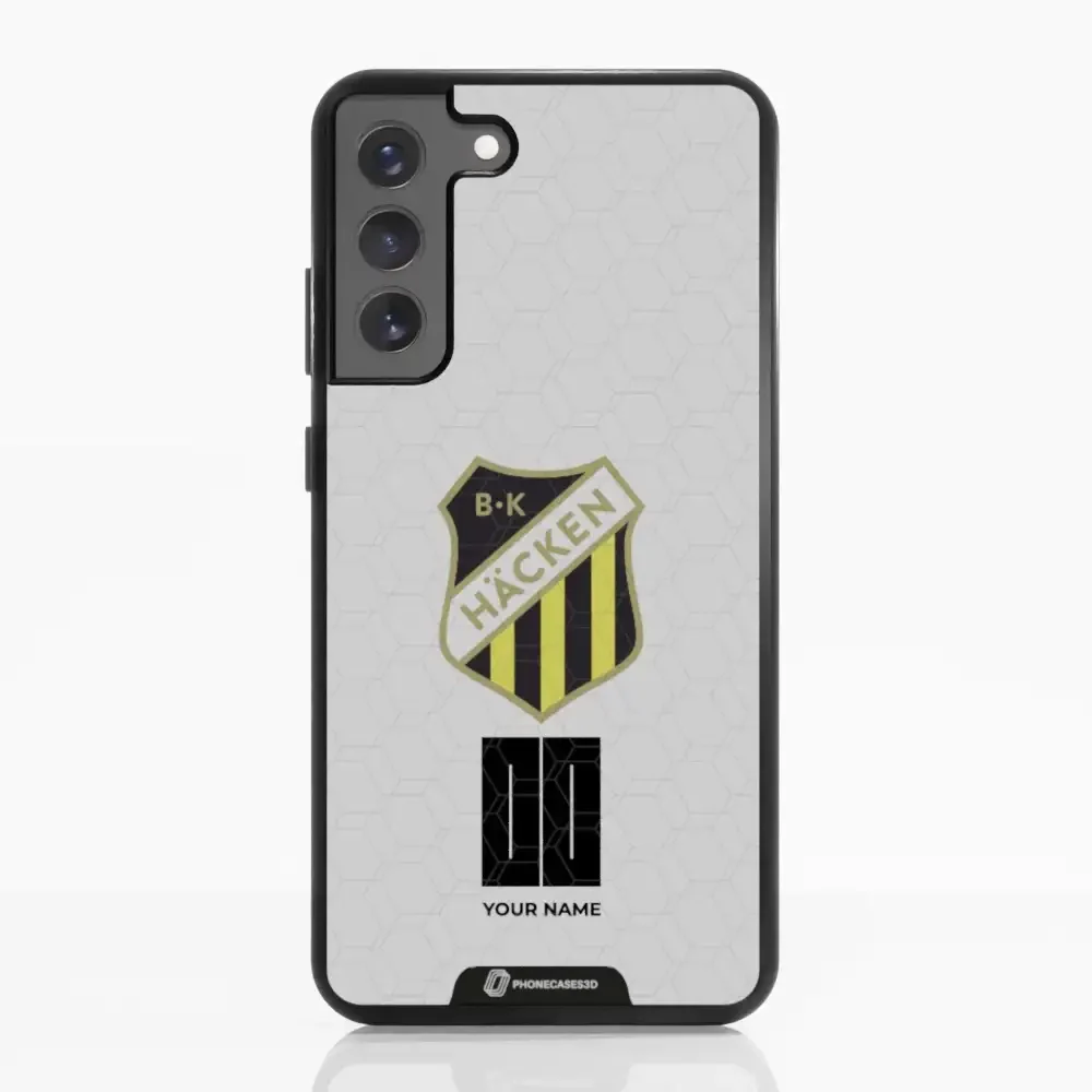 BK Häcken Official 3D Phone Case White + Name - Image 52