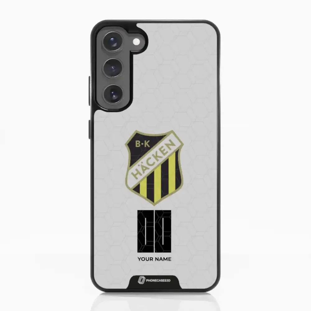 BK Häcken Official 3D Phone Case White + Name - Image 55