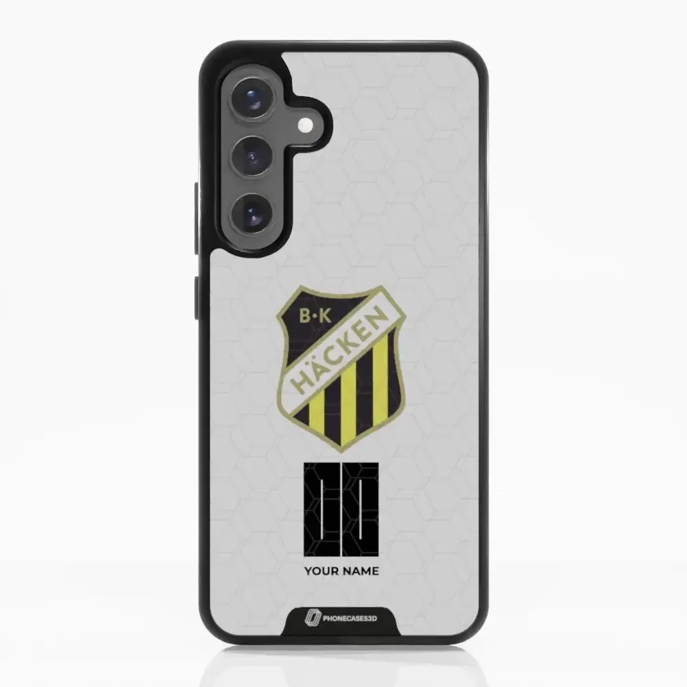 BK Häcken Official 3D Phone Case White + Name - Image 58