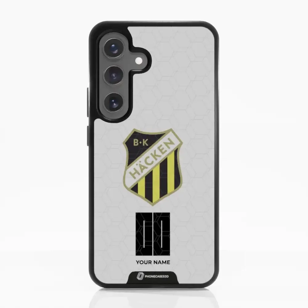 BK Häcken Official 3D Phone Case White + Name - Image 60