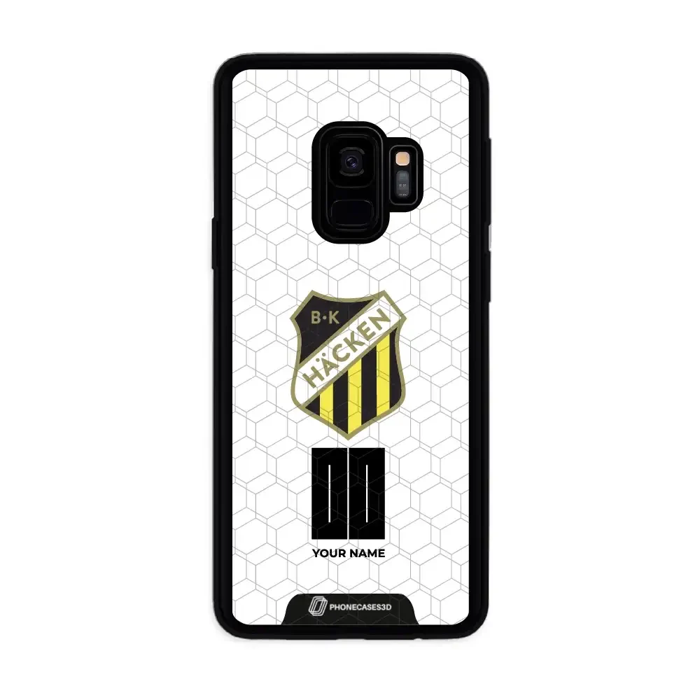 BK Häcken Official 3D Phone Case White + Name - Image 63