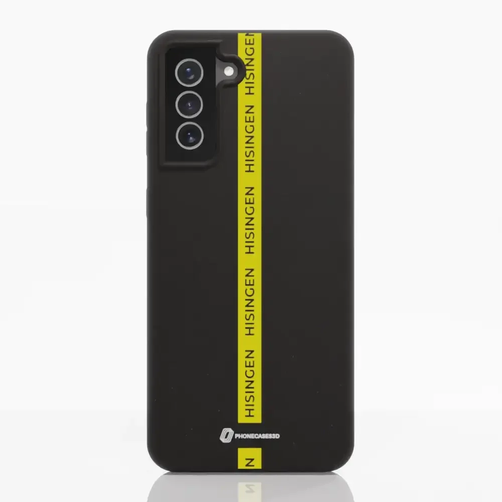 BK Häcken Official Compostable Phone Case Yellow Strip - Image 31