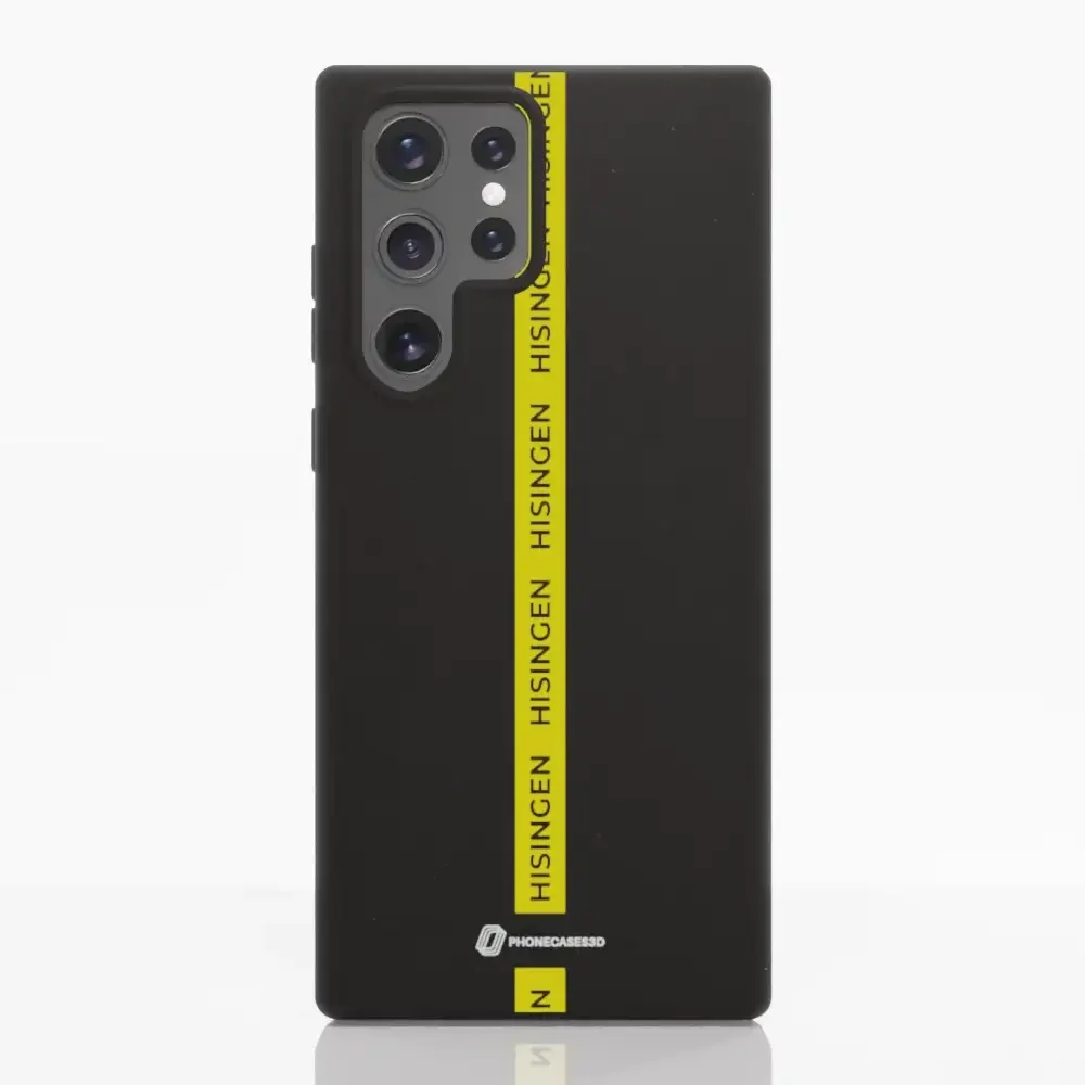 BK Häcken Official Compostable Phone Case Yellow Strip - Image 35